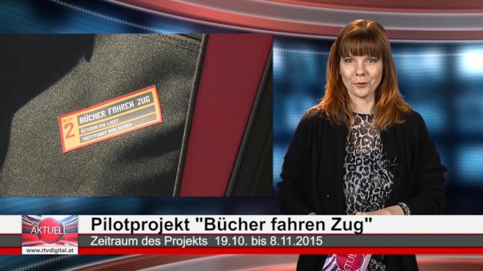 Bücher fahren Zug Moderation