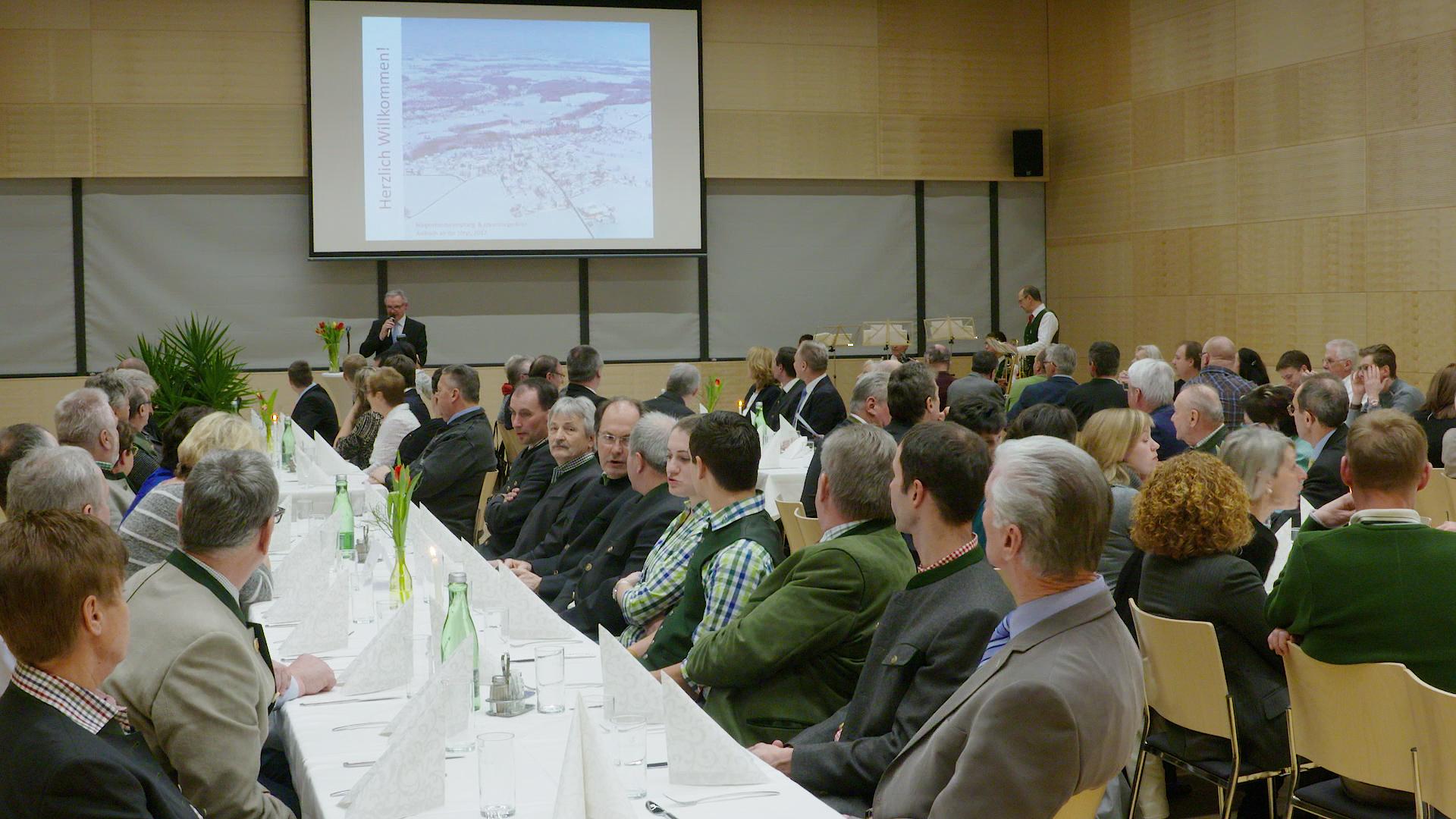 Buergermeisterempfang und Ehrenfeier Aschach
