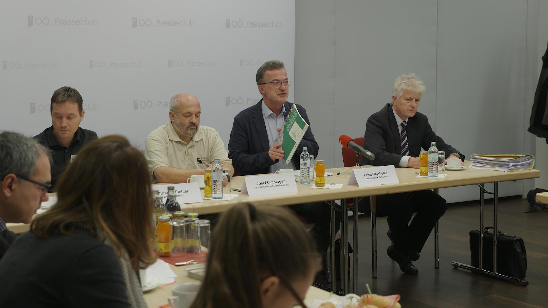 Pressekonferenz Nationalpark Kalkalpen Artenschutz