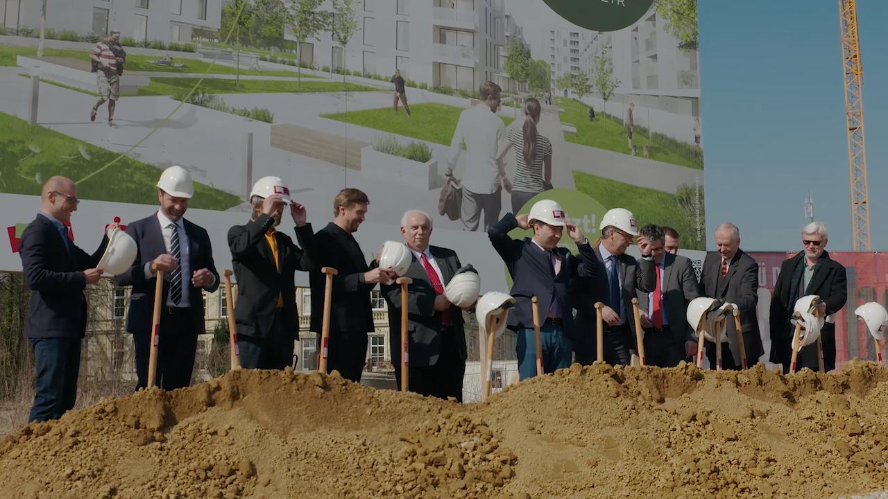 Spatenstichfeier Projekt Solaris Steyr Tabor