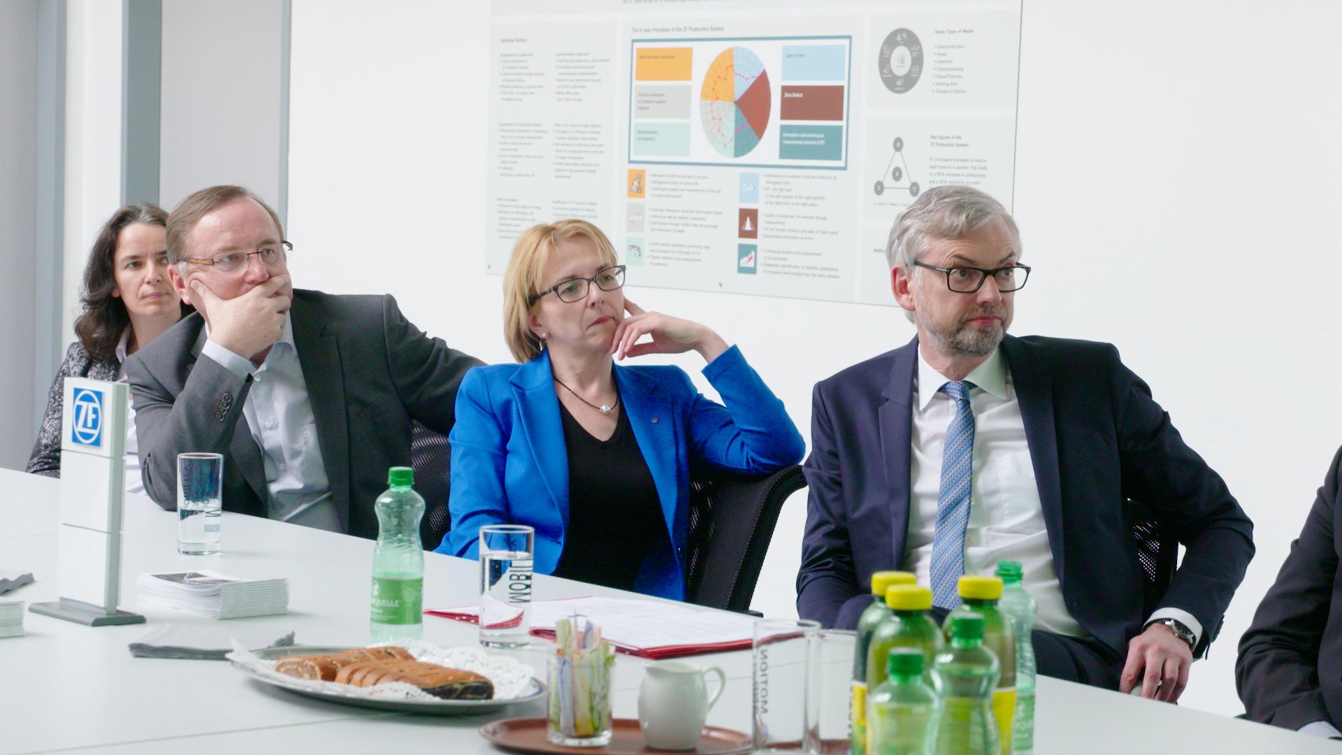 Wirtschaftslandesrat Strugl auf Bezirkstour in Steyr